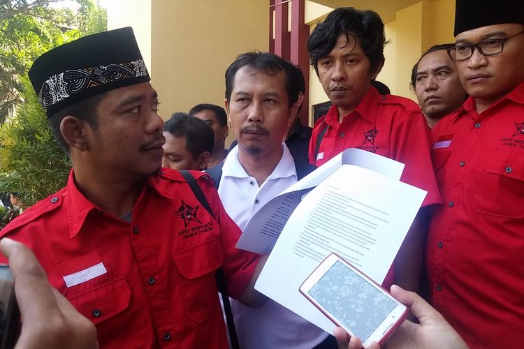 Repdem Jatim laporkan Waketum Gerindra ke Polda Jatim