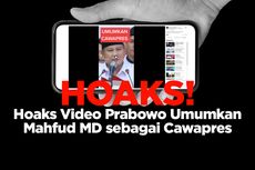 INFOGRAFIK: Hoaks! Prabowo Umumkan Mahfud MD sebagai Cawapres
