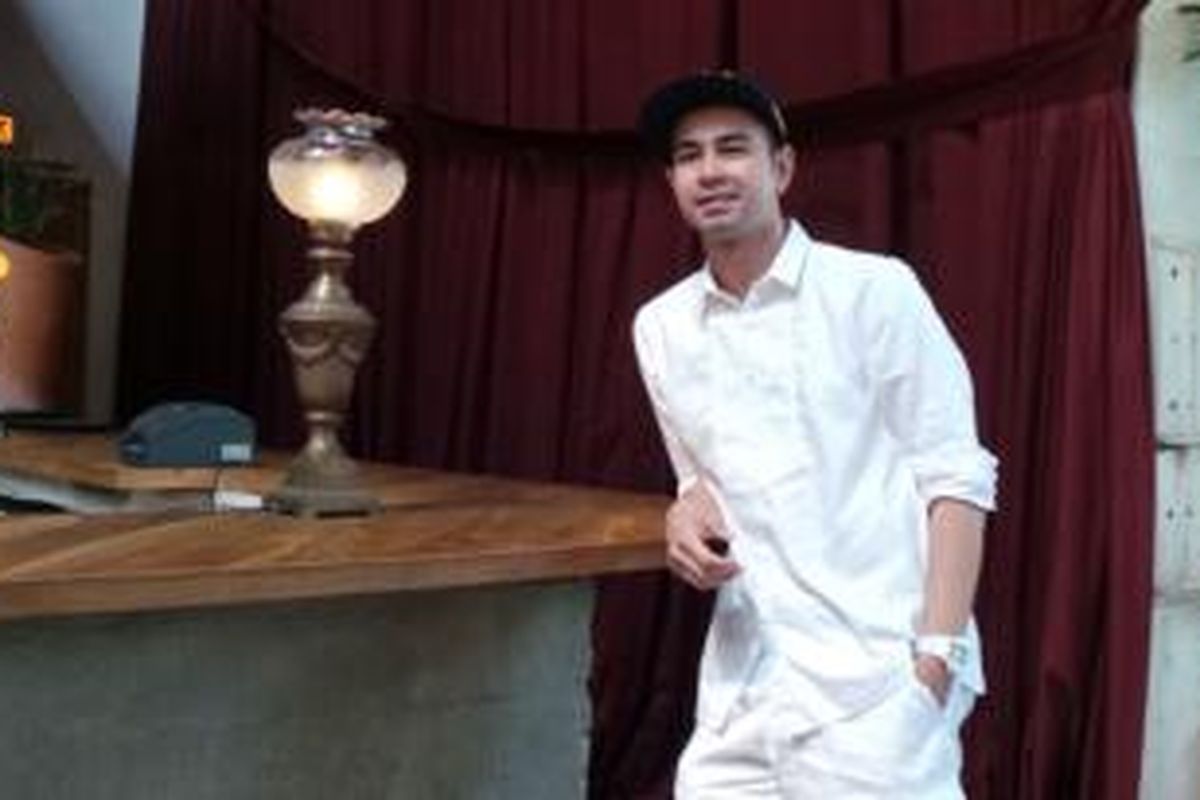 Raffi Ahmad dalam wawancara di kawasan SCBD, Jakarta Selatan, Rabu (15/10/2014).