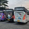 PO KYM Luncurkan 3 Unit Bus Imut Gambar Hello Kitty