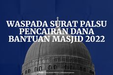 INFOGRAFIK: Waspada Surat Palsu soal Pencairan Dana Masjid dari Kemenag