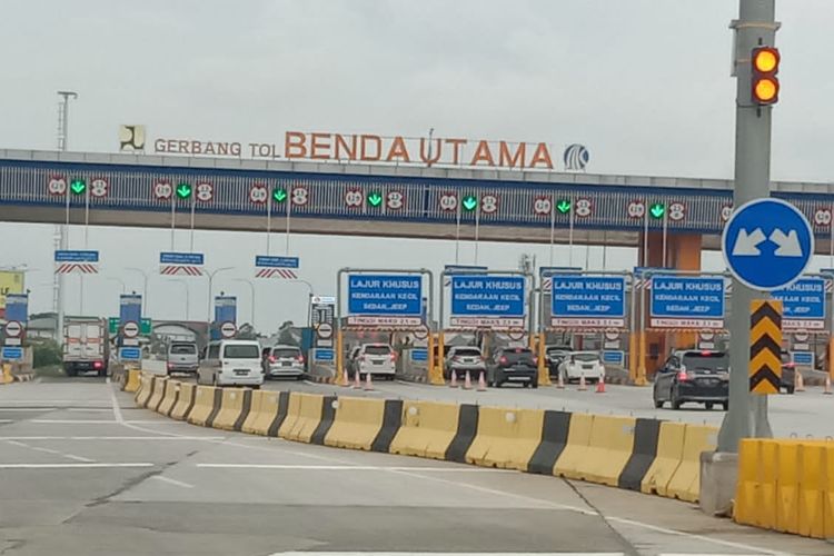 GT Benda Utama 2 Jalan Tol Kunciran-Cengkareng.