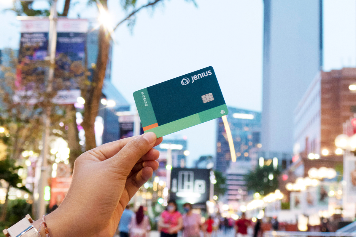 Kartu kredit Jenius Visa dapat digunakan untuk berbelanja di merchant VIsa. 