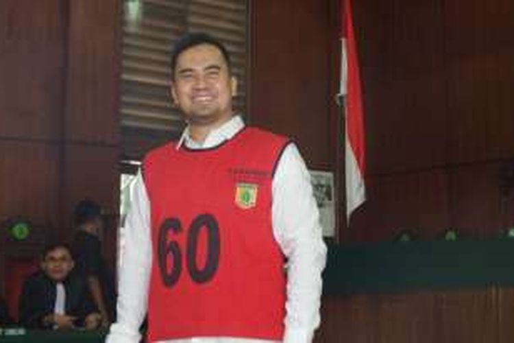 Saipul Jamil hadir di ruang sidang utama Pengadilan Negeri Jakarta Utara, Selasa (14/6/2016) untuk mengikuti sidang putusan kasusnya.