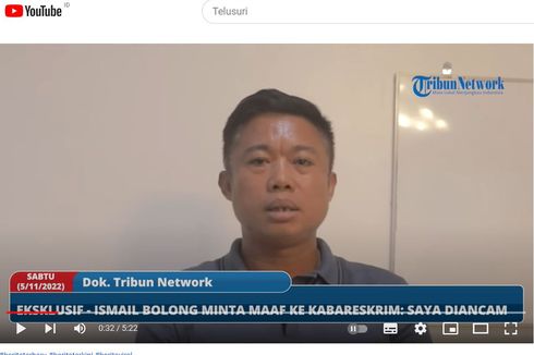 Ismail Bolong Tarik Pernyataan dan Minta Maaf ke Kabareskrim soal Viral Setoran Uang Tambang Ilegal