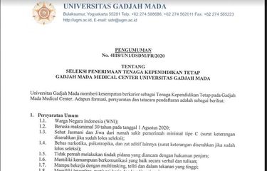Rekrutmen Universitas Gadjah Mada