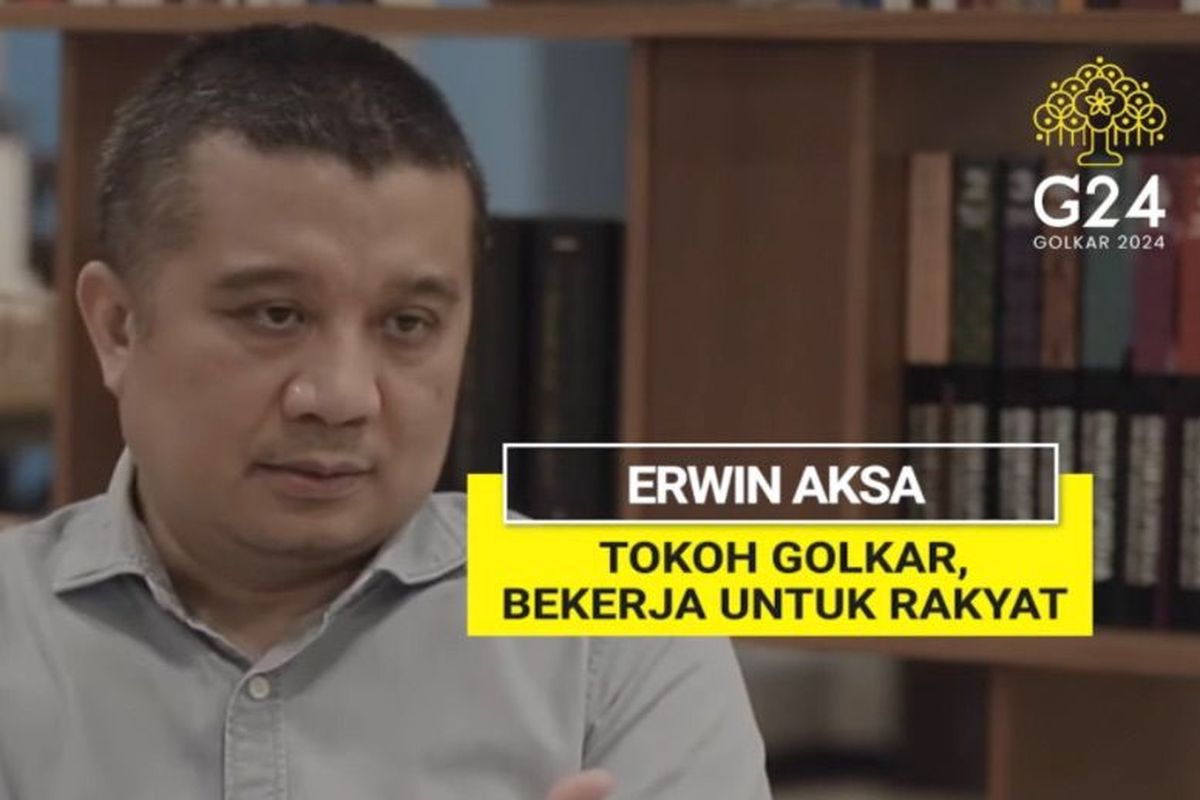 Tokoh Partai Golongan Karya (Golkar) Erwin Aksa.