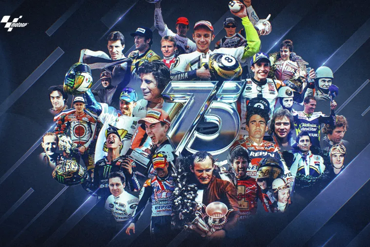 Perayaan ulang tahun MotoGP yang ke-75