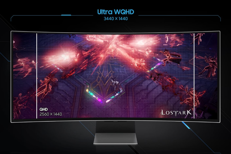 Ilustrasi monitor gaming Odyssey OLED G8.