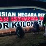 Ojol di Kulon Progo Gelar Aksi Damai Nyalakan Lilin untuk Affan, Disambut Kapolres