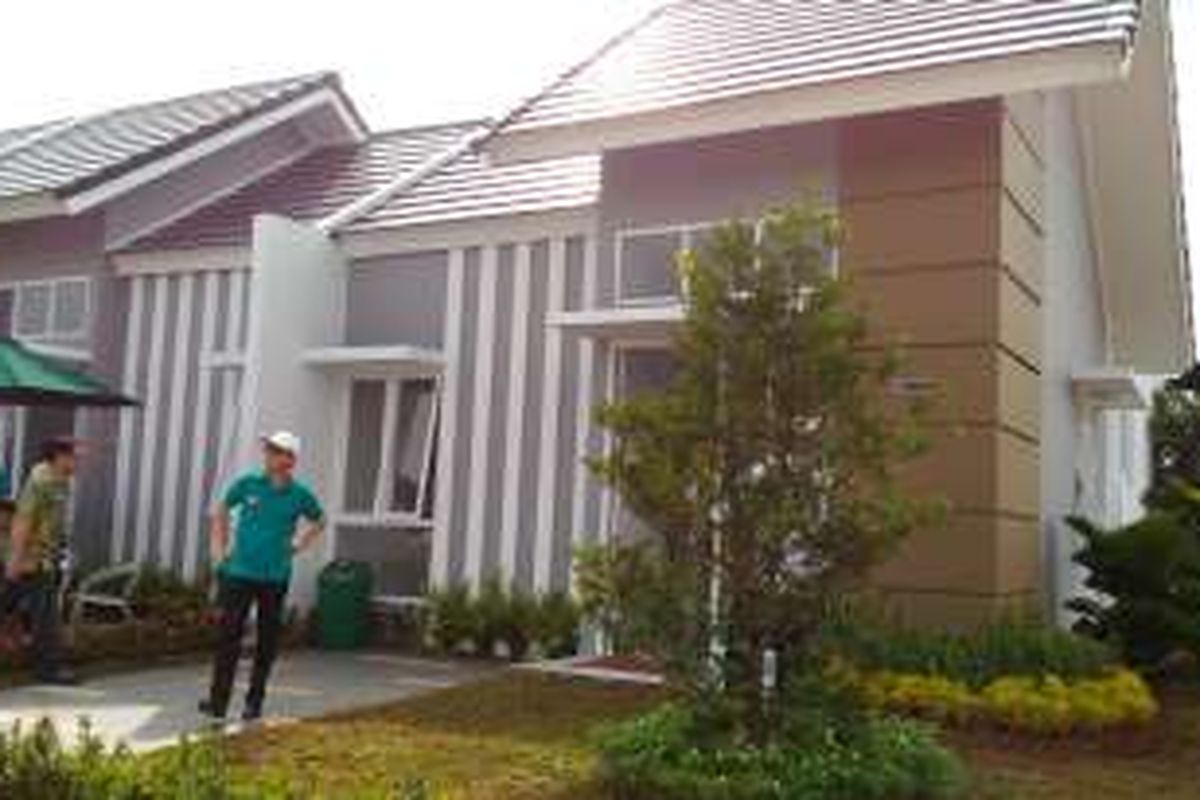 Rumah Contoh di Cluster De Valley, Cikarang, Bekasi