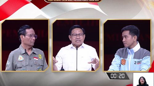 Drone Emprit: Gibran Dapat Sentimen Negatif Tertinggi Saat Debat, Cak Imin Sentimen Positif Terbanyak