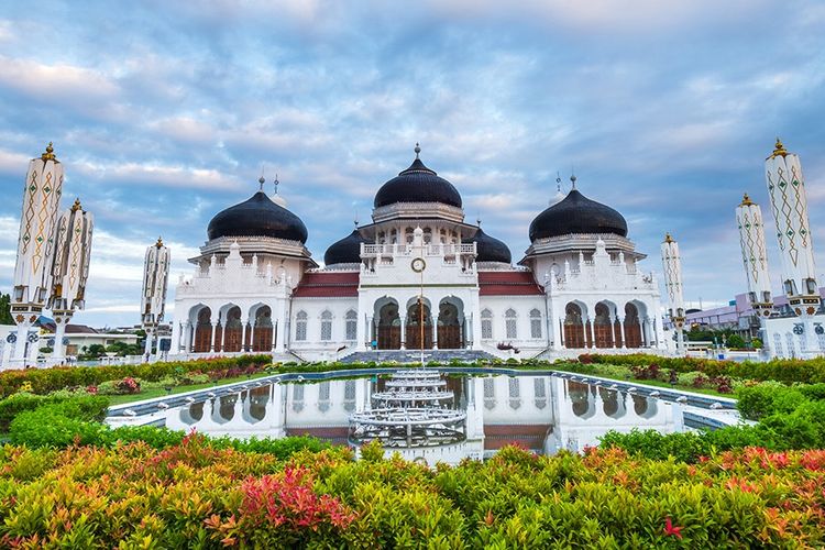 Ilustrasi Masjid Raya Baiturrahman