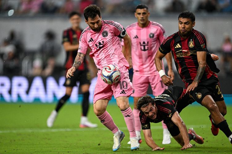 Hasil Inter Miami Vs Atlanta United 2-2: Messi Satu Assist, Herons Gagal Menang