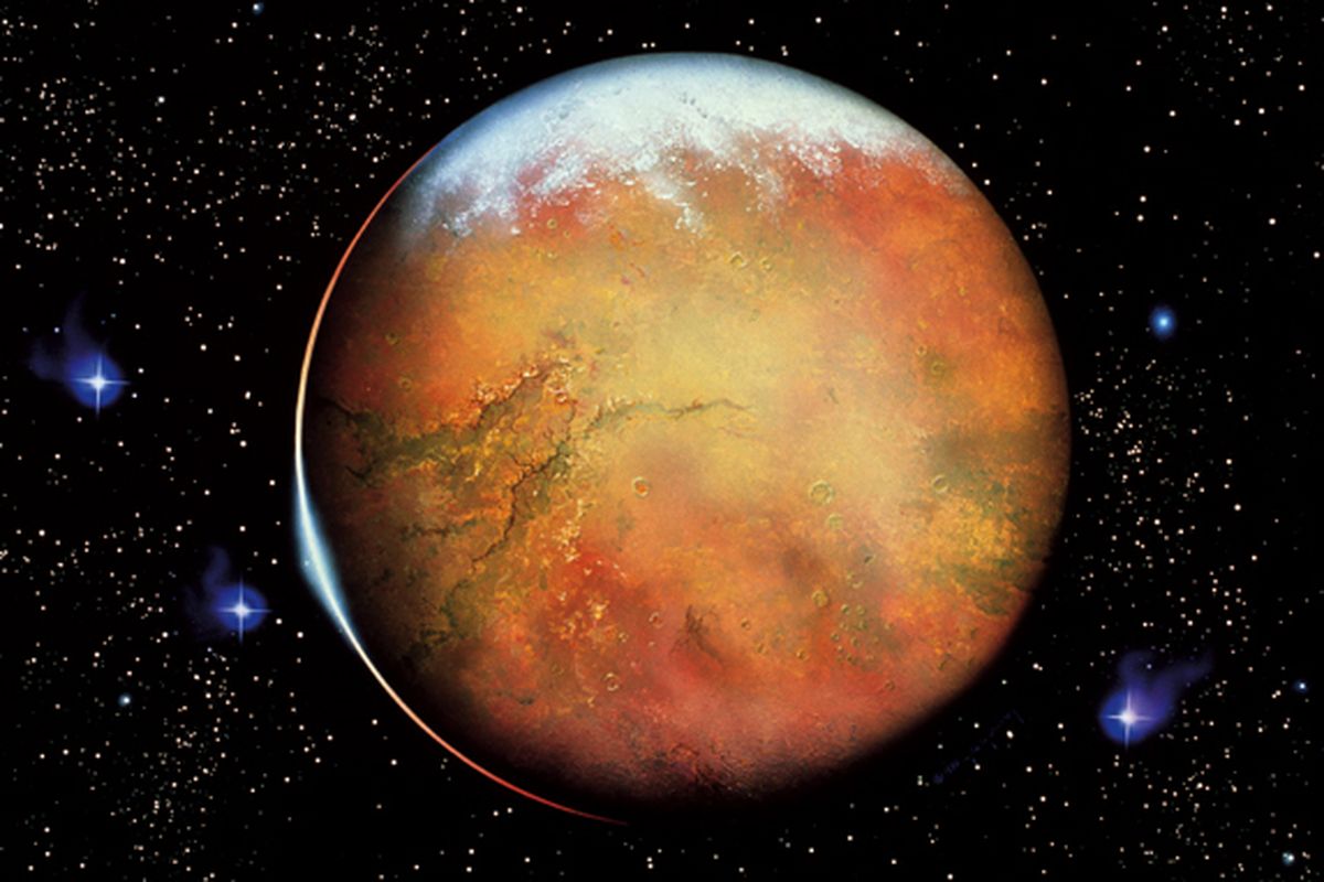 Planet Mars.