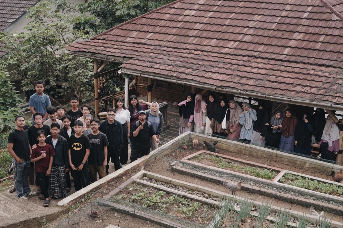 IHDC Youth menginisiasi program Sarapan Bergizi yang digelar di Pesantren Alam Pangrango, Bogor, pada Sabtu (30/5/2026).
