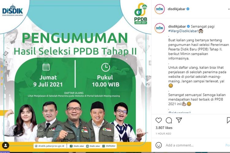 Ppdb jabar nama pendaftar 2021