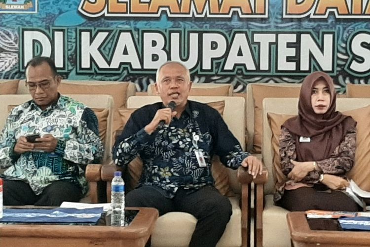 Kepala Dinas Perhubungan Kabupaten Sleman Arif Pramana dalam jumpa pers di Pemkab Sleman, Kamis (13/06/2024).