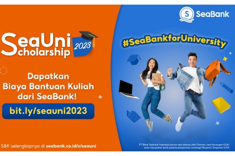 Beasiswa Seabank Indonesia buat mahasiswa D3 dan S1. 