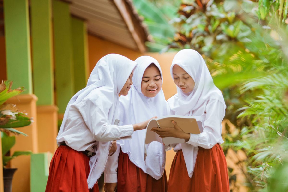 Ilustrasi siswa, siswa belajar