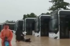 Heboh Puluhan Bus Listrik di Medan Terendam Banjir, Dishub Buka Suara 