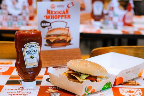 Burger King Indonesia Rilis Menu Baru, Kolaborasi dengan Saus Heinz