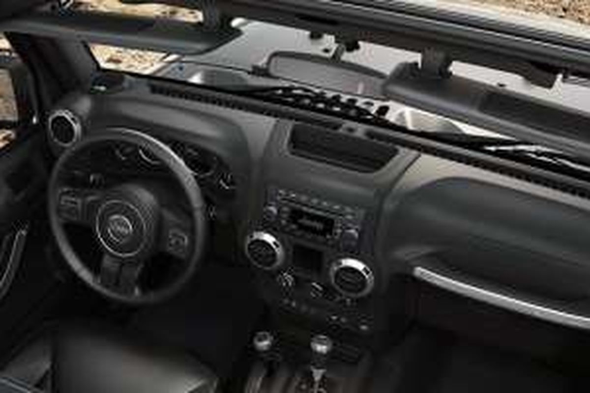 Interior Jeep Wrangler 2016.