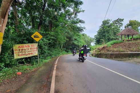 Ini Kondisi Jalan Mangunan-Imogiri Tempat Kecelakaan Maut yang Tewaskan 13 Orang, Ada Rambu Peringatan untuk Bus