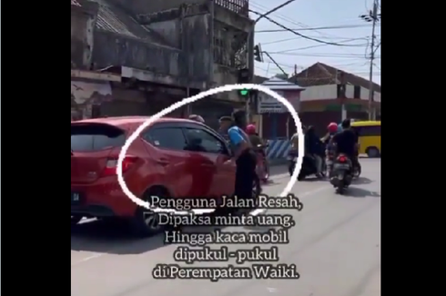 Viral, Video Pengemis di Indramayu Minta Uang Sambil Pukul Kaca Mobil, Sehari Dapat Rp 300.000