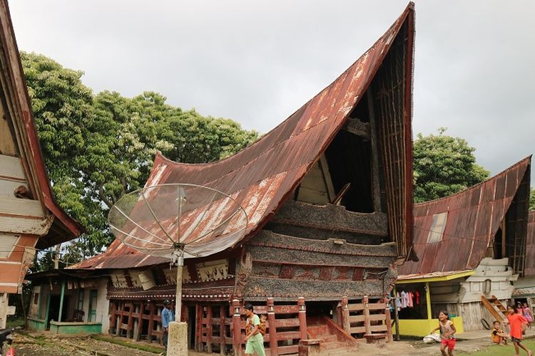 Peninggalan Sejarah  rumah Kepala Nagari Raja Gukguk, Raja pertama Pulau Sibandang 