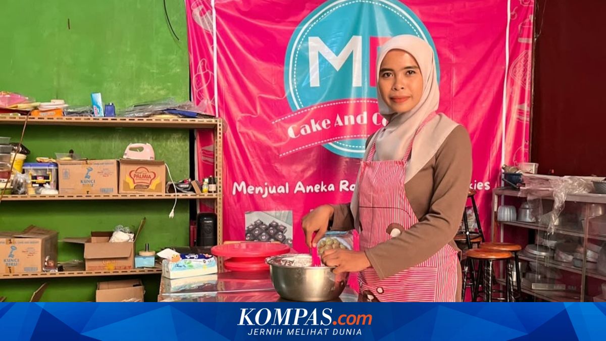 Lulusan FKIP Bahasa Inggris Ini Pilih Jadi Tukang Kue, Kini Raup Omzet hingga Rp 100 Juta