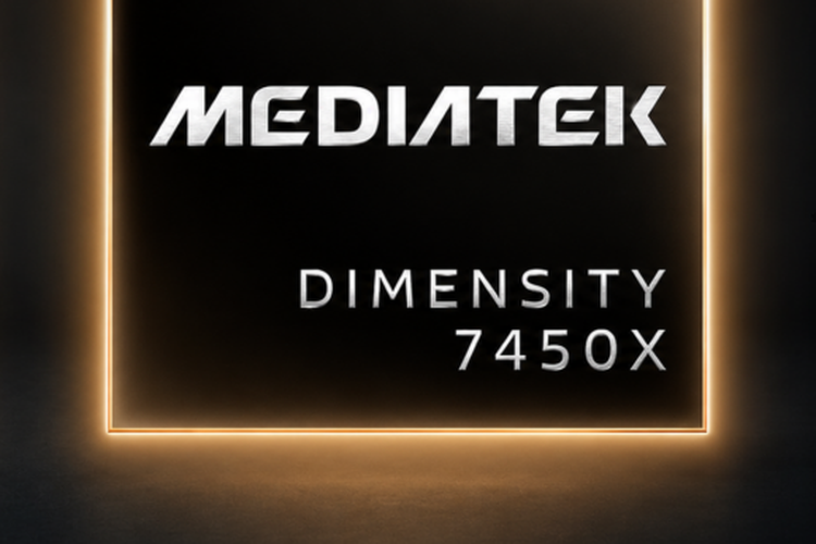 Ilustrasi chip Mediatek Dimensity 7450 dan Dimensity 7450X.