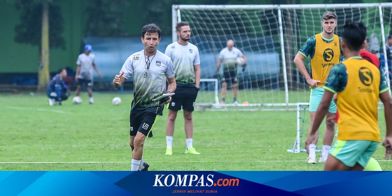 Persib Bandung Vs Dewa United, Luis Milla Perbaiki Tim Lewat Video