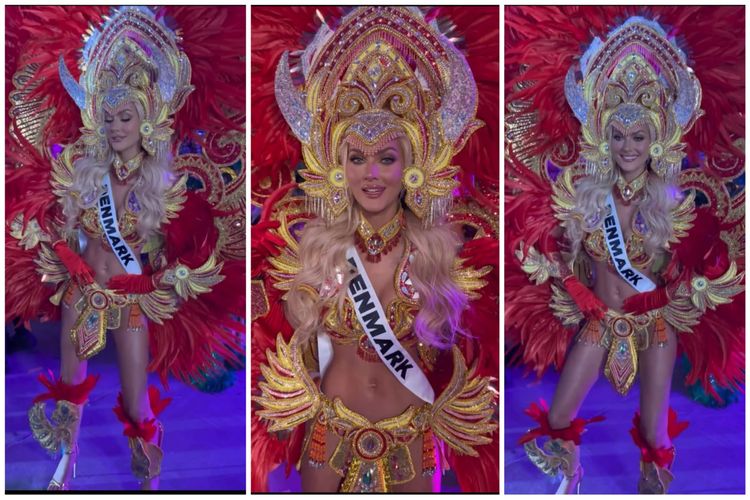 Makna di Balik Kostum Nasional Miss Denmark, Pemenang Miss Universe 2024
