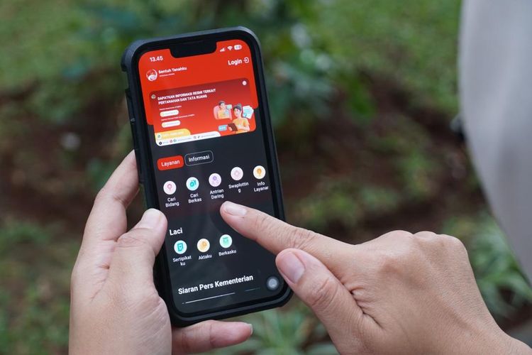 Kini, Ngecek Status Berkas Pertanahan Bisa Dilakukan dari Ponsel