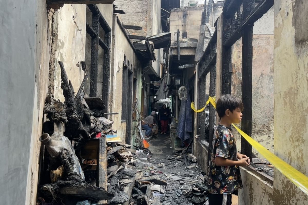 Lokasi Kebakaran Kwitang Jakpus