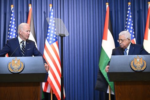 Biden ke Palestina, Bawa Bantuan Rp 1,5 Triliun untuk RS dan Janji Buatkan Jaringan 4G