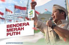 HUT Ke-31 Kota Tangerang, Mantan Walkot Tangerang Ajak Warga Kibarkan Bendera Merah Putih
