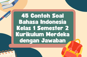 45 Contoh Soal Bahasa Indonesia Kelas 1 Semester 2 Kurikulum Merdeka dengan Jawaban