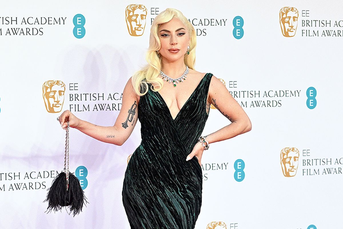 LONDON, INGGRIS- 13 Maret: Lady Gaga Tiba di EE British Academy Film Awards 2022 yang digelar di Royal Albert Hall.
