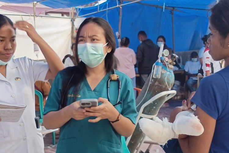 8 Hari Tangani Korban Gempa Manggarai Timur NTT, Dokter di Posko Damer Mulai Drop