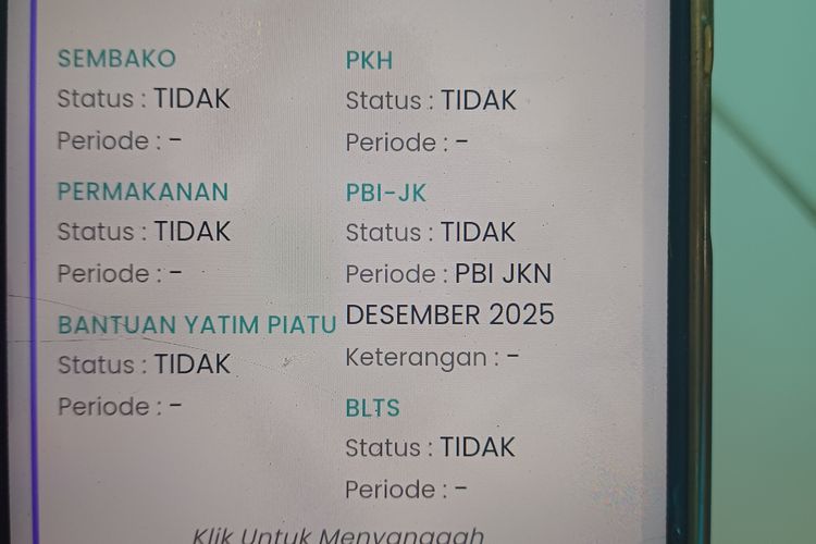 Jualan di Warung Kelontong, Sudiroh Heran Namanya Tercatat 