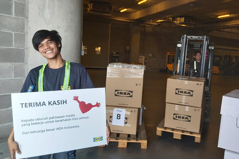 IKEA Serahkan Bantuan Peralatan Rumah Tangga kepada RS Covid-19