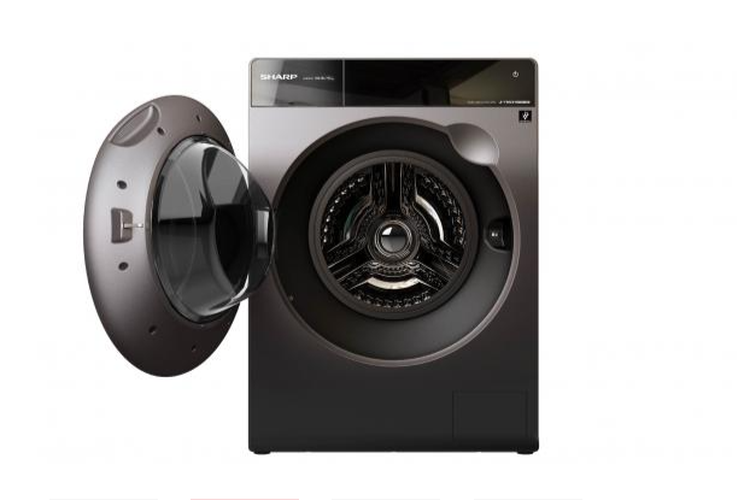ilustrasi mesin cuci Sharp 10,5 Kg Front Loading K-Pro Series ES-FL1410DPX