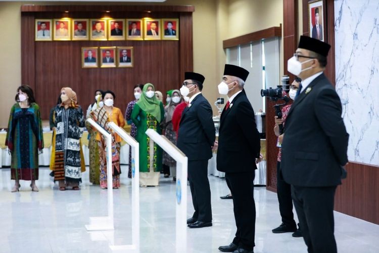 Kepala BNN lantik 3 Pejabat Baru Tingkat Pimpinan Tinggi Madya dan Pratama di Jakarta, Kamis (6/10/2022) 

