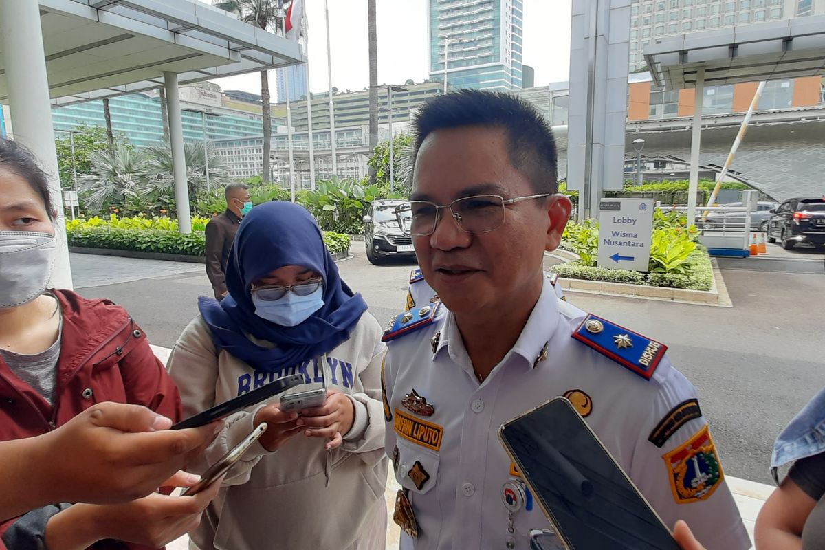 Kepala Dinas Perhubungan DKI Jakarta Syafrin Liputo saat ditemui di kawasan Bundaran Hotel Indonesia (HI), Jakarta Pusat, Rabu (12/10/2022). 