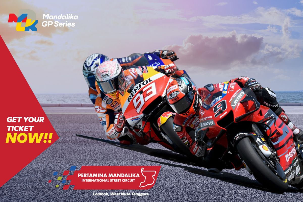 Pengumuman penjualan tiket MotoGP Mandalika 2022
