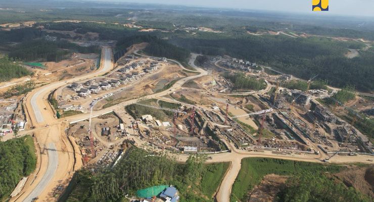 "Groundbreaking" Proyek Baru Direm, IKN Fokus Tuntaskan "Topping Off"