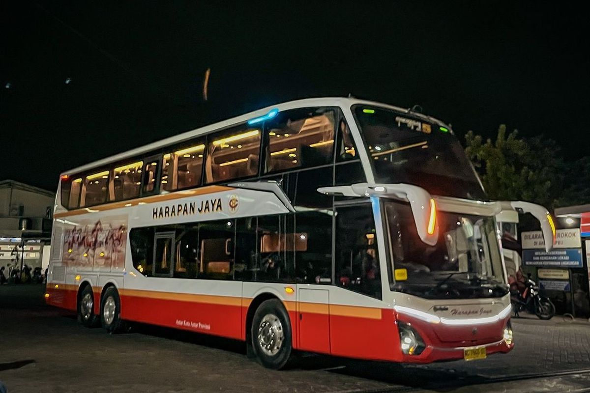 Bus baru PO Harapan Jaya