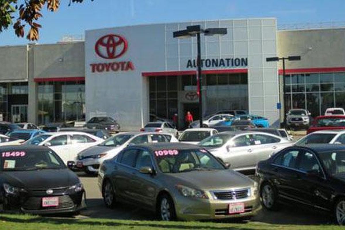 Ilustrasi diler Toyota di Amerika.